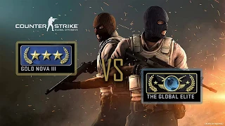 CS:GO - Gold Nova 3 vs Global Elite - Broken matchmaking