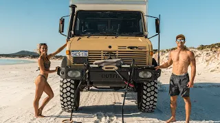 CRAWLING our 4x4 EX-MILITARY TRUCK in Esperance & Diving for BIG Green-Lip ABALONE