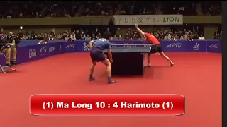 🇨🇳Ma Long🐉 - Harimoto🇯🇵 👀 the real speed of Table Tennis pro