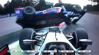 GP2 2015/2016 Onboard Crash Compilation (Dallara GP2/11)