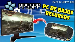 How to CONFIGURE PPSSPP 🎮 PSP EMULATOR for Pc with Low Resources / Quick Guide 2023