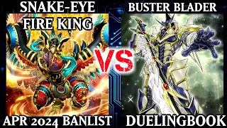 Snake-Eye Fire King vs Buster Blader | Dueling Book