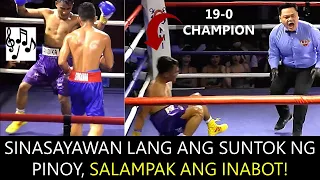 MAANGAS NA KALABAN SINASAYAWAN LANG ANG SUNTOK NG PINOY, SALAMPAK ANG INABOT!