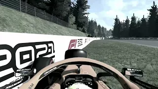 Recreating Lando Norris's crash at SPA