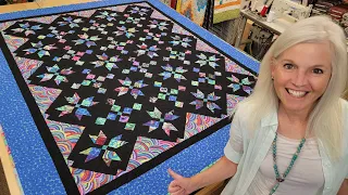 PATCHWORK QUILT MAKING!! "BUDS AND BLOOMS" PATTERN!