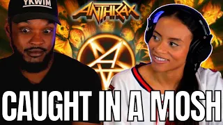 FIRST TIME HEARING ANTHRAX! 🎵  Caught In A Mosh" Reaction