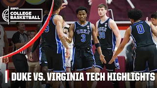 Duke Blue Devils vs. Virginia Tech Hokies | Full Game Highlights