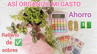 ASÍ ES COMO RINDE MI GASTO 💰ORGANIZACIÓN📒 DE MI GASTO💵SEMANAL /RELLENO DE SOBRES ✉️