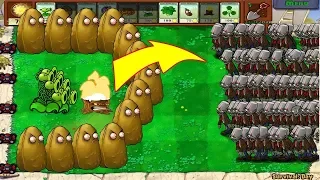 1 Threepeater vs 999 Giga gargantuar Hack Plants vs Zombies