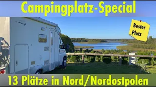 Campingplatz Special - 13 Campingplätze in Nordpolen