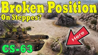 BEST Sneaky Position on Steppes You Aren’t Using | 7.4k Dmg CS-63 | World of Tanks #wot