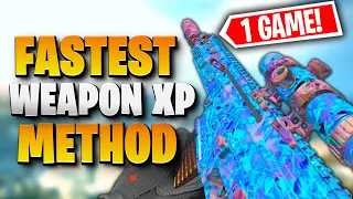 Level Up Your Weapons Fast! Warzone's Fastest Weapon XP Method/Guide