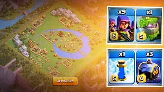 COC 28 #clashofclans WIZARD VALLEY cleared using two attacks - Raid weekend attack