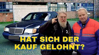 Mercedes Benz W140 600SE welche Probleme warten auf uns?! und überlebt Tom die Probefahrt??