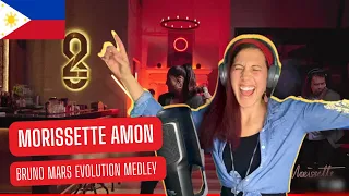 SHE CAN SING! Morissette Amon  - Bruno Mars Medley #reaction #morissetteamon #brunomars #firsttime