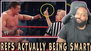 ROSS REACTS TO 10 WWE REFEREES THAT HAD 100000 INTELLIGENCE AGAINST WRESTLERS