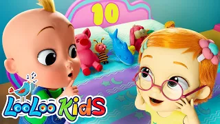 Ten in the Bed + ZIGALOO Dance - THE BEST KIDS SONGS - LooLoo Kids