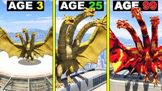 Surviving 99 YEARS As KING GHIDORAH in GTA 5