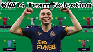 FPL GW14 TEAM SELECTION | BUY MIGUEL ALMIRON? | GAMEWEEK 14 | Fantasy Premier League Tips