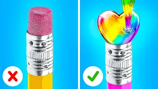 GENIUS SCHOOL HACKS || Smart DIY Tricks and Cool Crafts by 123 GO! GLOBAL