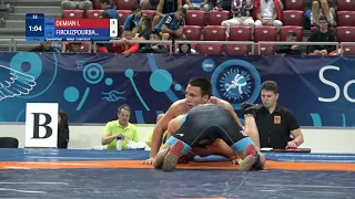 1/4 FS - 80 kg: I. DEMIAN (MDA) v. A. FIROUZPOURBA (IRI)