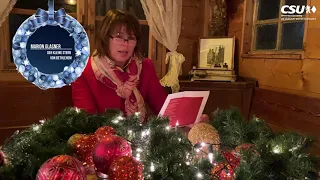 Weihnachtsgedichte mit der CSU Ismaning - Marion Glasner mit "Der kleine Stern von Bethlehem"