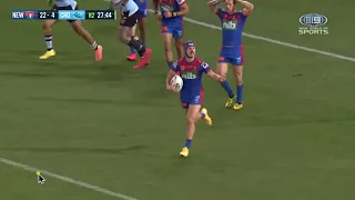 Chad Towsend dog hit one Kalyn Ponga