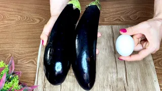 Just grate the eggplant! Nobody knows this amazing recipe! 🥰 Tasty and cheap 😋