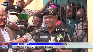 Police parades 27 suspects in Abuja