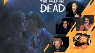 Gamers Reactions to (SPOILER!!!) Clementine Kissing Scene | The Walking Dead: The Final Season