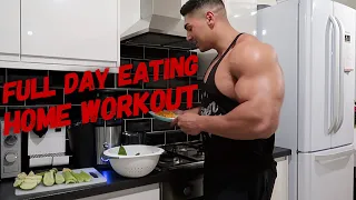 FULL DAY EATING/HOME WORKOUT