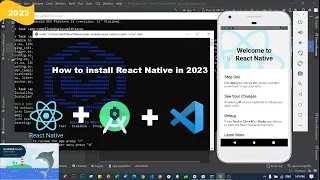 How to install React Native on Windows with Android Studio - Full Stack [Update 2023]