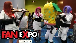 Violin Girl surprises cosplayers with their Themes - Fan Expo Canada 2019 Saturday
