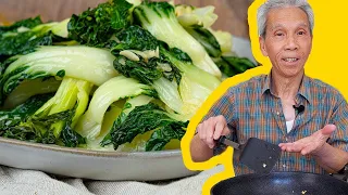 🥬  Dad's IRRESISTABLE Stir Fried Bok Choy (蒜蓉炒白菜)!