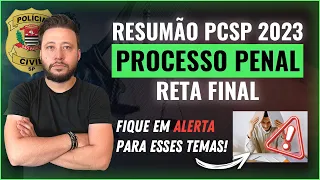 [LIVE] RESUMÃO PROCESSO PENAL (RETA FINAL PCSP 2023)