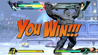 Requested ULTIMATE MARVEL VS. CAPCOM 3 Akuma/Hulk/Chun-li Arcade Gameplay