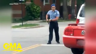 Chicago officer under investigation after road rage incident l GMA