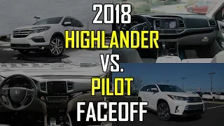 2018 Honda Pilot Elite vs. 2018 Toyota Highlander Limited Platinum: Faceoff Comparison