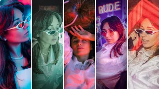 6 PHOTOGRAPHERS Shoot the SAME MODEL! (Neon Photo Challenge)