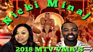 Nicki Minaj Performs 'Majesty', 'Barbie Dreams' & More (Live Performance) | 2018 MTV VMAs (REACTION)
