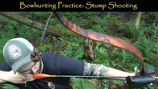 Traditional Bowhunting Practice: Stump Shooting