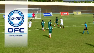 OFC U-19 Championship 2022 | Cook Islands vs New Zealand highlights