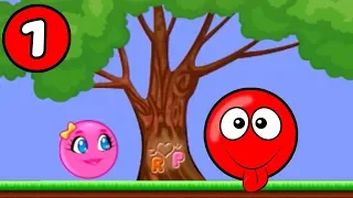 Новый КРАСНЫЙ ШАР ЧАСТЬ#1 Мультик ИГРА New Red Ball 1 на канале Мистер Игрушкин