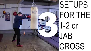 3 SETUPS FOR THE 1 2 JAB CROSS FOR SOUTHPAW BOXERS