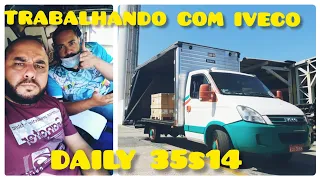 TRABALHANDO COM UMA IVECO DAILY 35s14