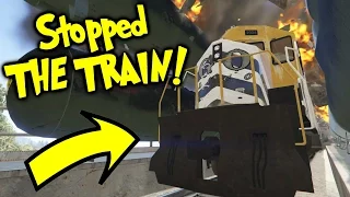 MOST EPIC WAY TO STOP THE TRAIN IN GTA 5!