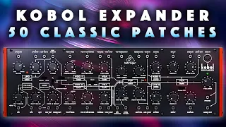 Behringer Kobol Expander Classic Patches Sound Demo. No Talk