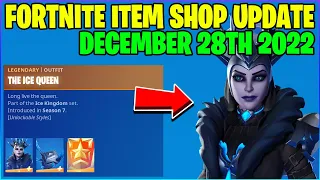 THE ICE QUEEN IS BACK! (FORTNITE ITEM SHOP DECEMBER 28TH 2022)