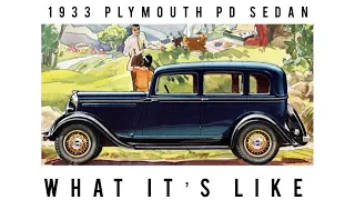 1933 Plymouth PD four door sedan