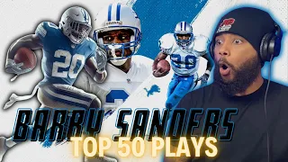 Barry Sanders Top 50 Plays | SPORTS REACTION